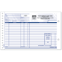 Compact Job Work Order Forms - 213