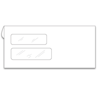 Window Envelopes - Double Window - Form Compatible - 6481