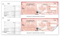 High Security Canadian Pride 2-To-A-Page Cheques - HSWW437