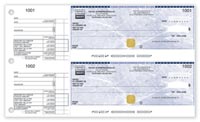2-To-A-Page Bilingual Security Cheques - QSS437